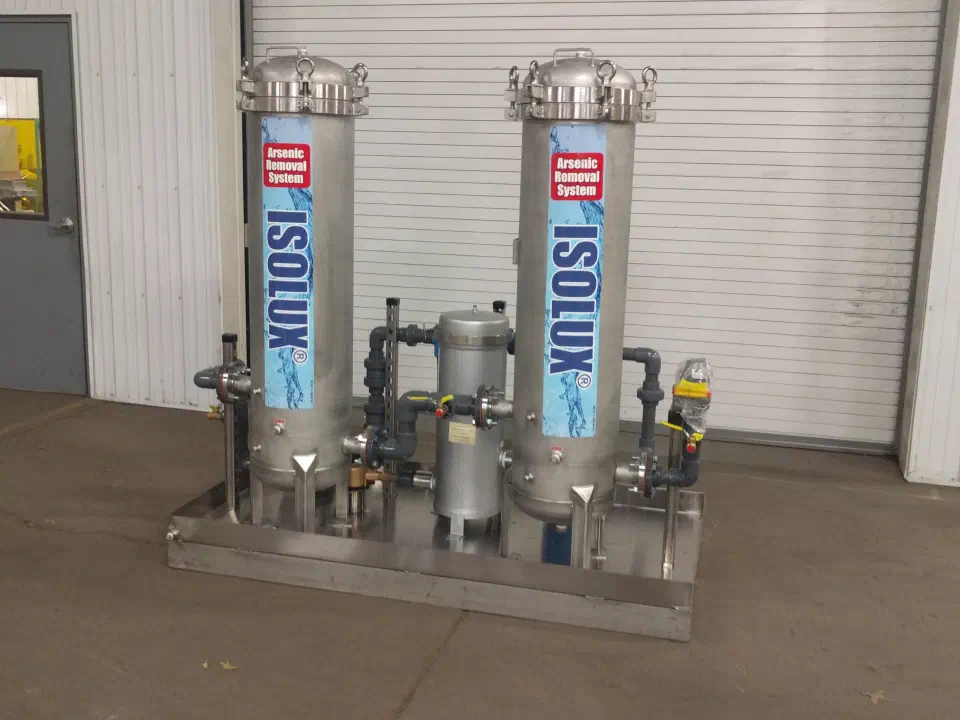 Another view of the completed skid