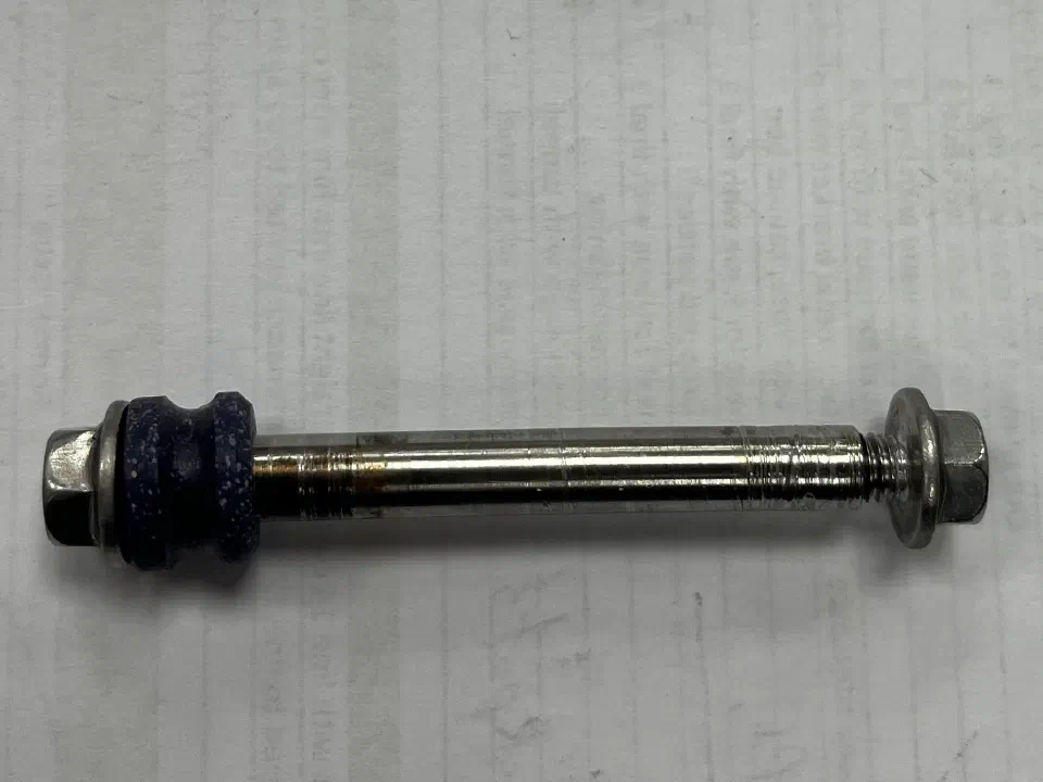 A failed spring bar from a field service visit