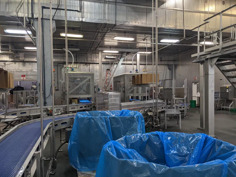 The case loading line during installation