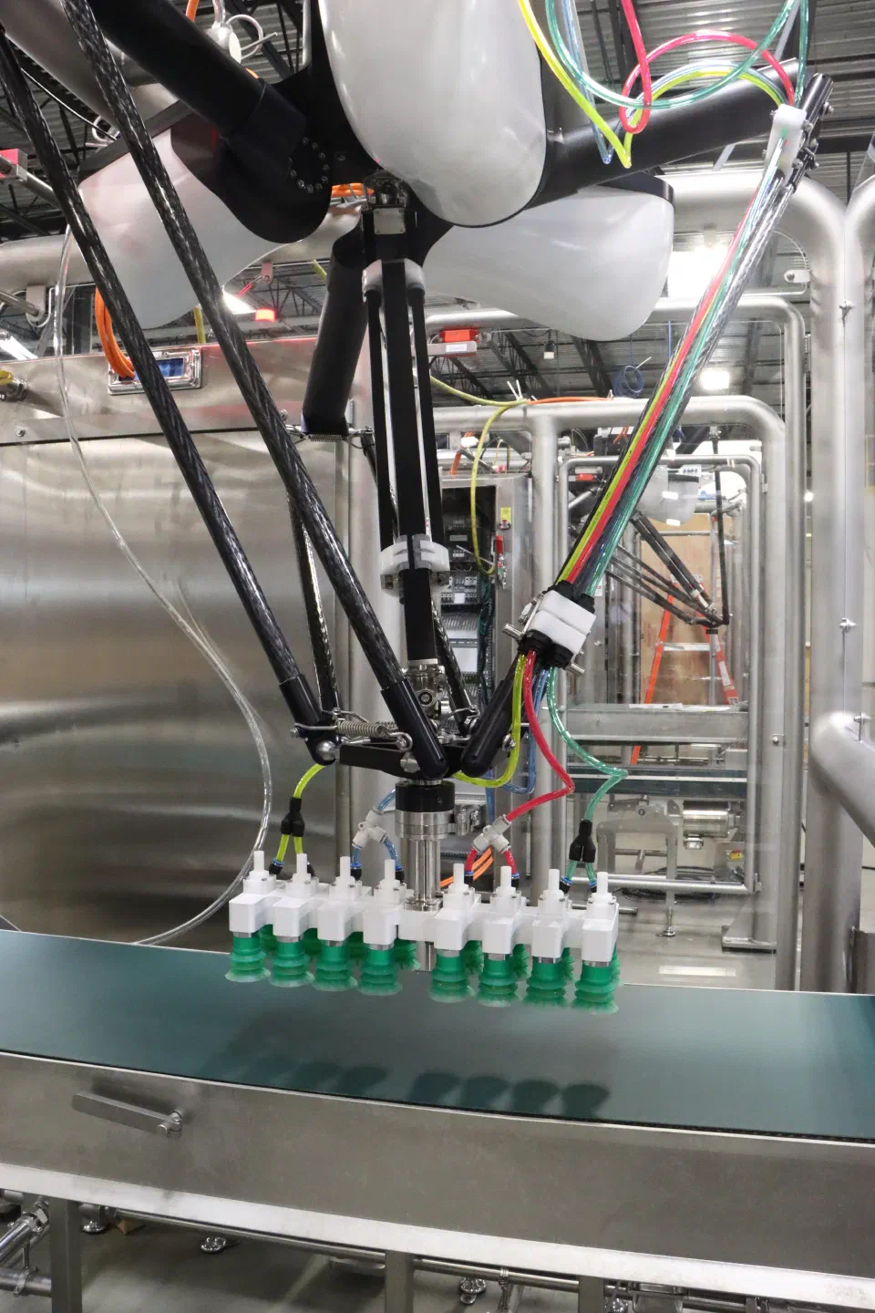 The interim tool used for installation before the final tool was ready