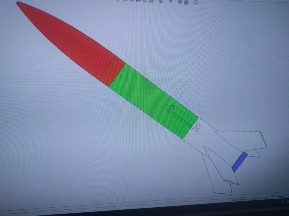 The printed rocket